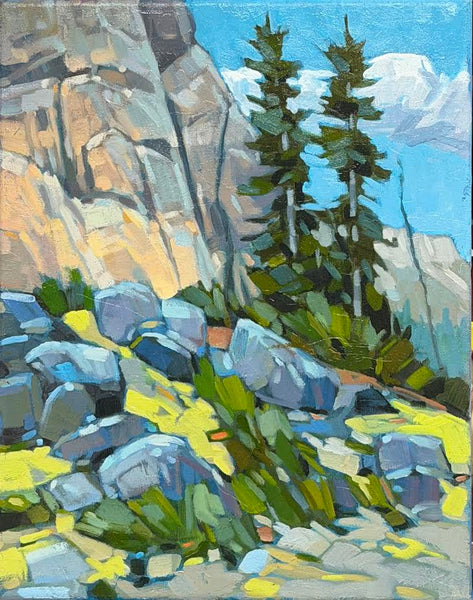 Graeme Shaw artwork 'Ridge Watchers' at White Rock Gallery