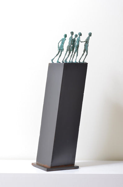 Janis Woode artwork 'Lean' at White Rock Gallery