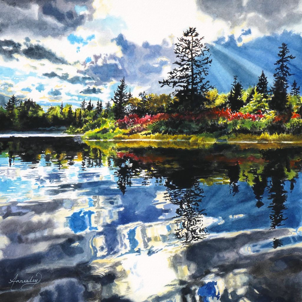 Jennifer Annesley artwork 'Paddle North' at White Rock Gallery