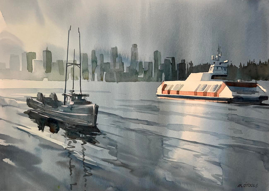 Michael O'Toole artwork 'Beside the Bend' at White Rock Gallery