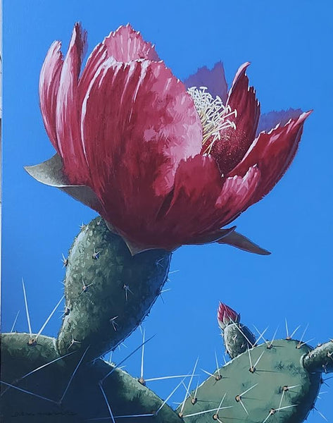 Glen Melville artwork 'Desert Hottie.' at White Rock Gallery