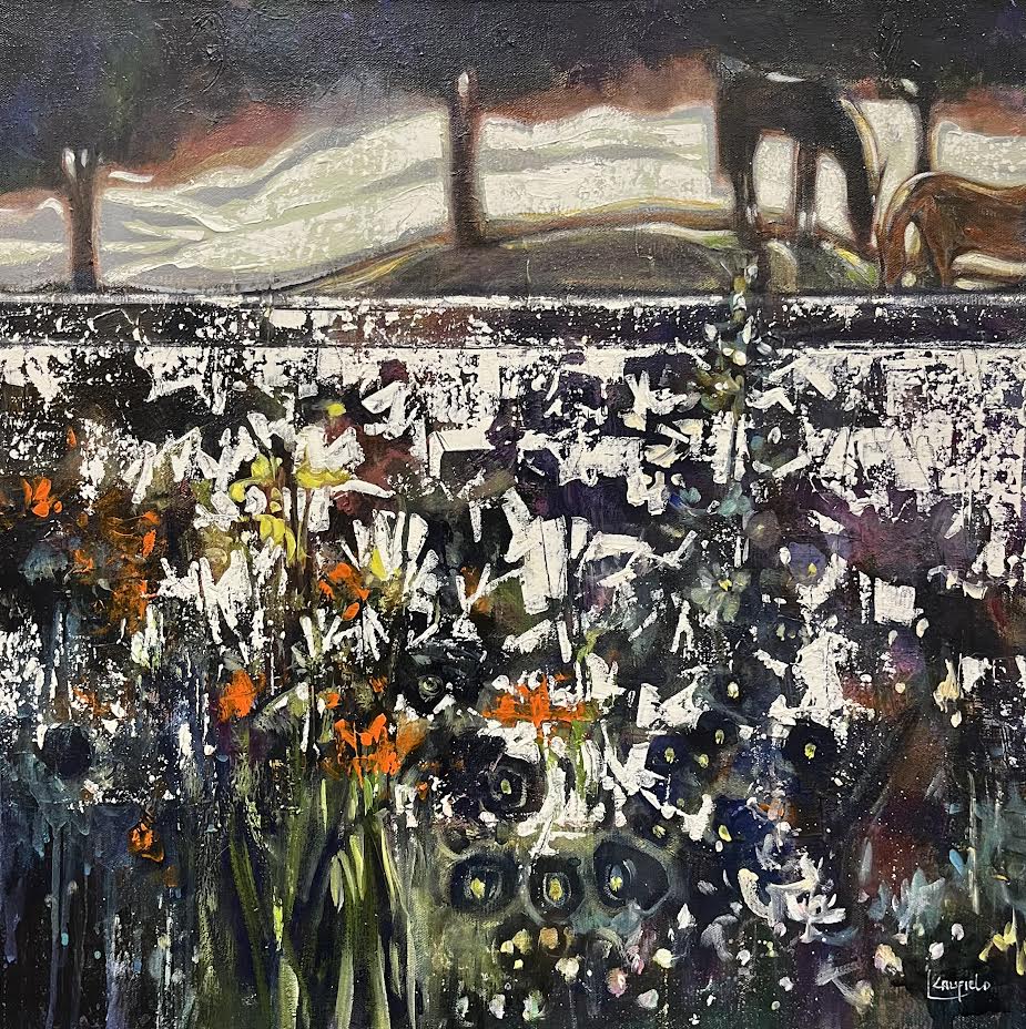 Lee Caufield artwork 'Paddock Wall' at White Rock Gallery