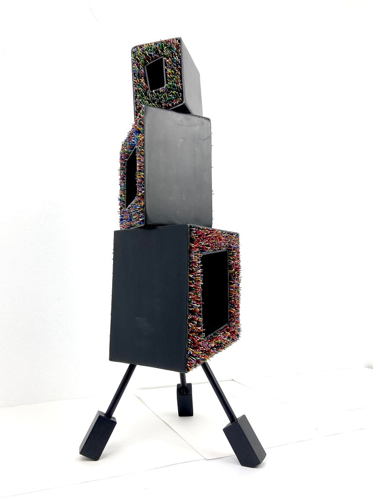 Janis Woode artwork 'Block' at White Rock Gallery