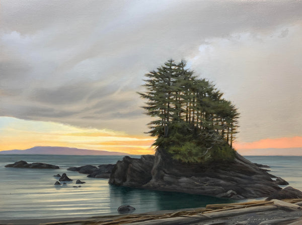 Ray Ward artwork 'Shoreline Solitude' at White Rock Gallery