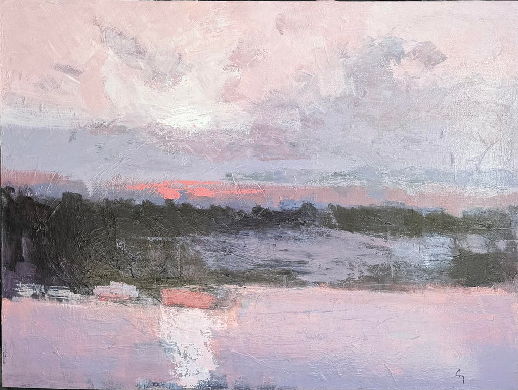 Robert P. Roy artwork 'Ciel Rose (Pink Sky)' at White Rock Gallery