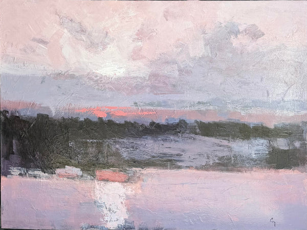 Robert P. Roy artwork 'Ciel Rose (Pink Sky)' at White Rock Gallery
