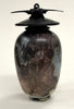 Geoff Searle artwork 'Medium Round Vase with Top (GS302)' at White Rock Gallery