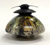 Geoff Searle artwork 'Medium Spaceship Vase with Top (GS305)' at White Rock Gallery