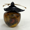 Geoff Searle artwork 'Medium Round Flat Top with Lid (GS309)' at White Rock Gallery