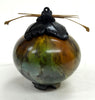 Geoff Searle artwork 'Small Round Vase with Top (GS311)' at White Rock Gallery