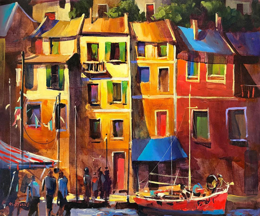 Michael O'Toole artwork 'Untitiled Portofino Scene' at White Rock Gallery