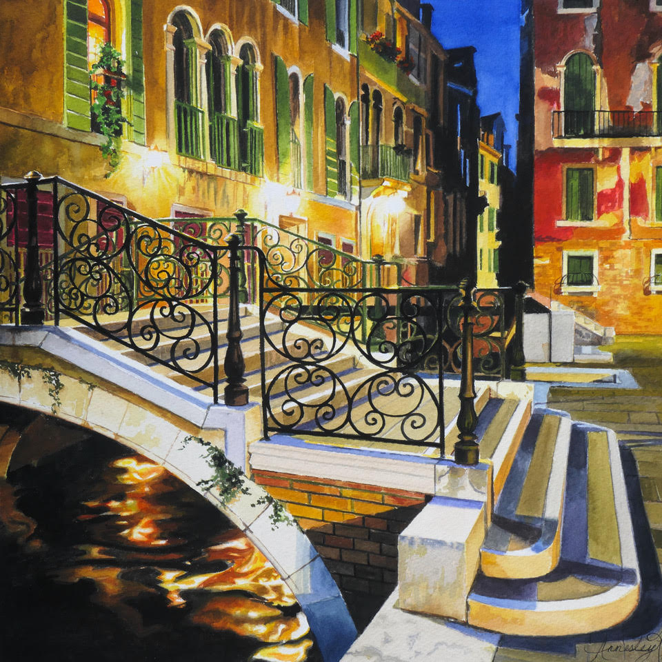 Jennifer Annesley artwork 'Night in Venice' at White Rock Gallery
