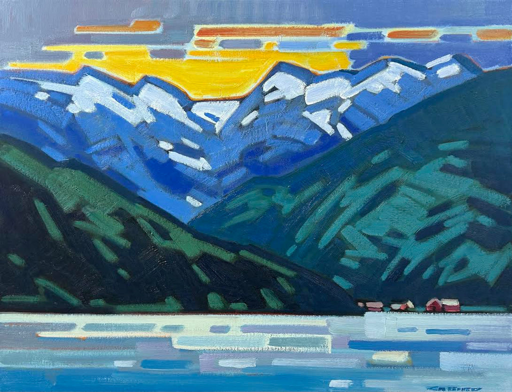 Cameron Bird artwork 'Cameron Bird - Tallheo Cannery - Bella Coola, BC' at White Rock Gallery