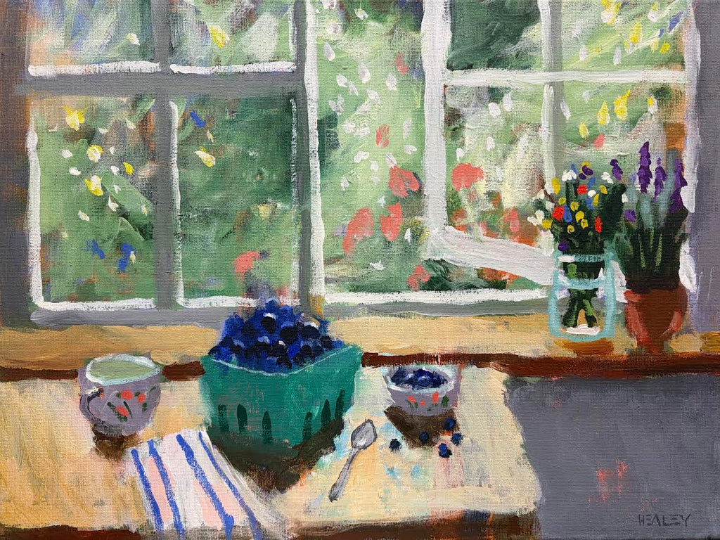 Paul Healey artwork 'Paul Healey - Blueberries' at White Rock Gallery