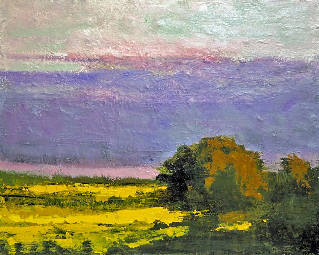 Robert P. Roy artwork 'Robert P.Roy - Chemin St.Charles- Sunset' at White Rock Gallery