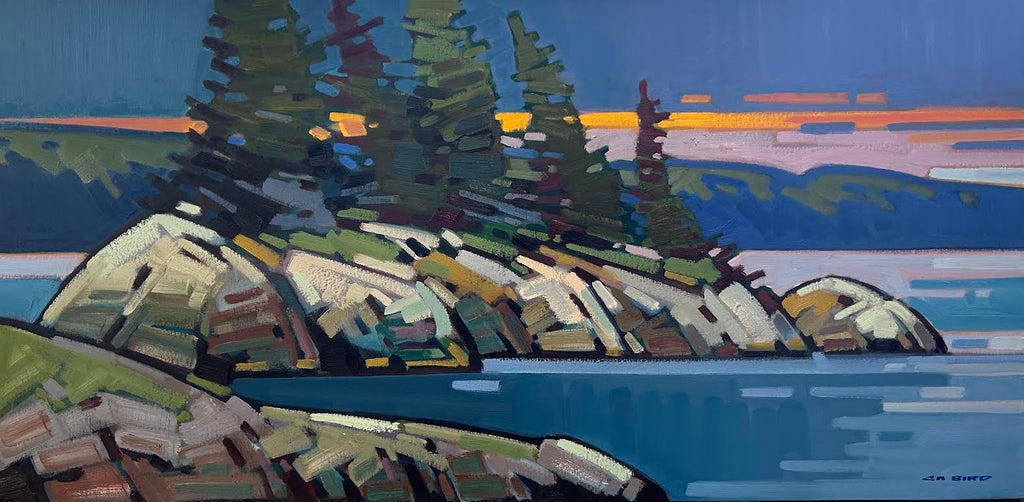 Cameron Bird artwork 'Cameron Bird - Changing Weather Broken Islands' at White Rock Gallery