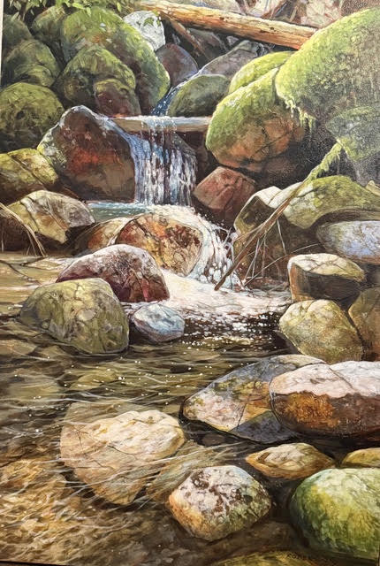 Janice Robertson artwork 'Janice Robertson - Slip and Slide' at White Rock Gallery