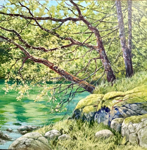 Janice Robertson artwork 'Janice Robertson - Ruckles Bay' at White Rock Gallery