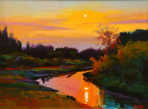 Mike Svob artwork 'Mike Svob - Serpentine Sunset' at White Rock Gallery