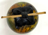 Small Round Vase with Top (GS311)