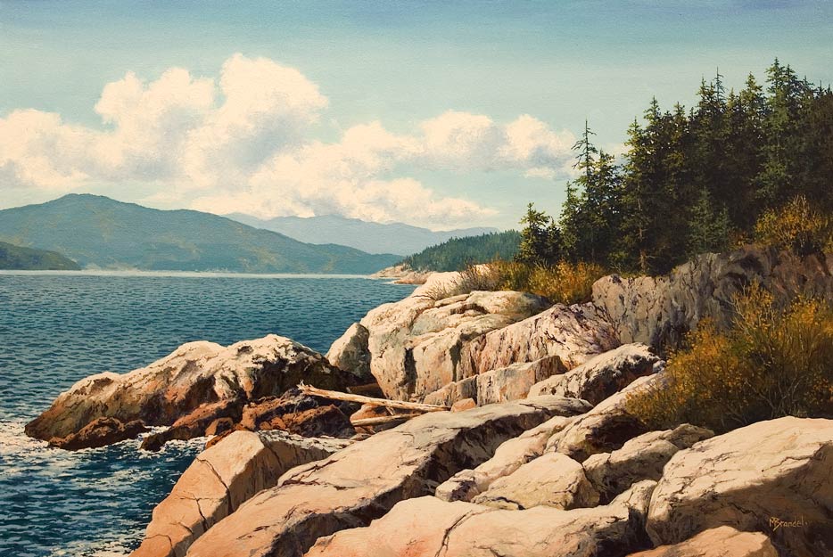 Merv Brandel artwork 'North Shore' at White Rock Gallery