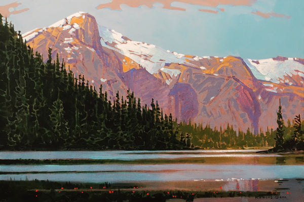 Robert Genn artwork 'Late Afternoon, McConnell Lake' at White Rock Gallery