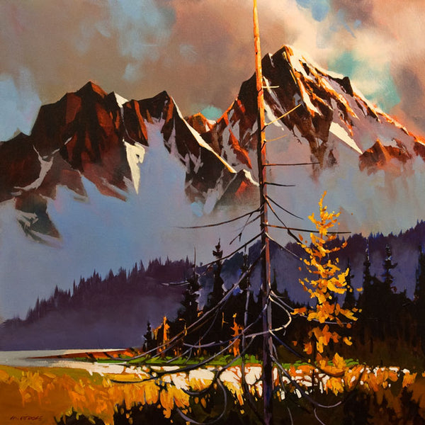 Michael O'Toole artwork 'Near the Vermillion Lakes' at White Rock Gallery