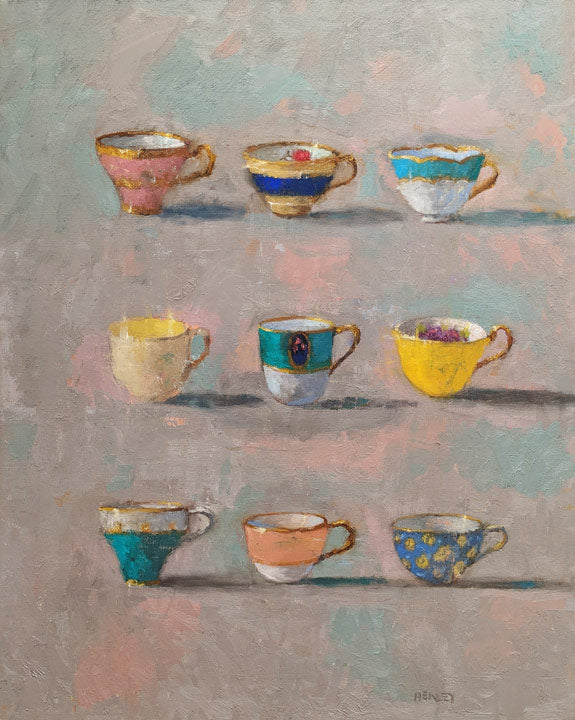 Paul Healey artwork 'Nine Cups' at White Rock Gallery