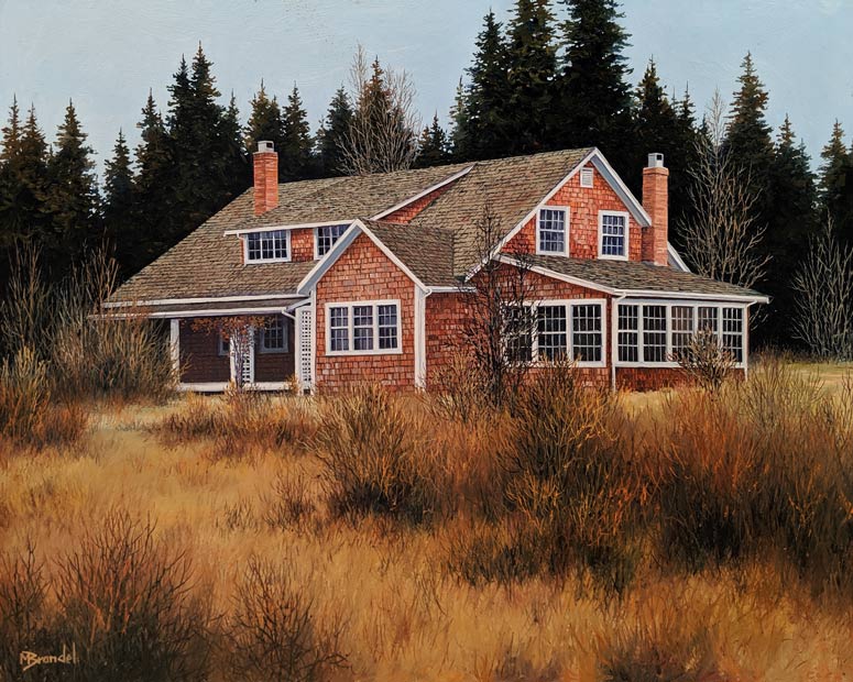 Merv Brandel artwork 'The Summer House' at White Rock Gallery