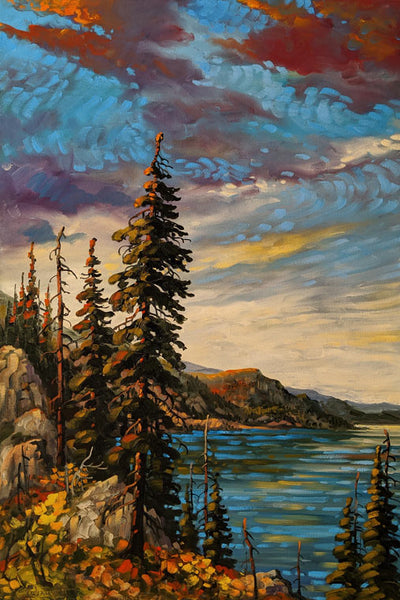 Rod Charlesworth artwork 'Okanagan, North Vista' at White Rock Gallery