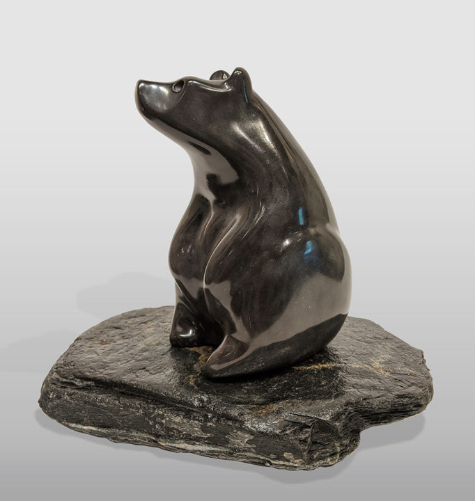 Herb Latreille artwork 'Mama Sitting Bear' at White Rock Gallery