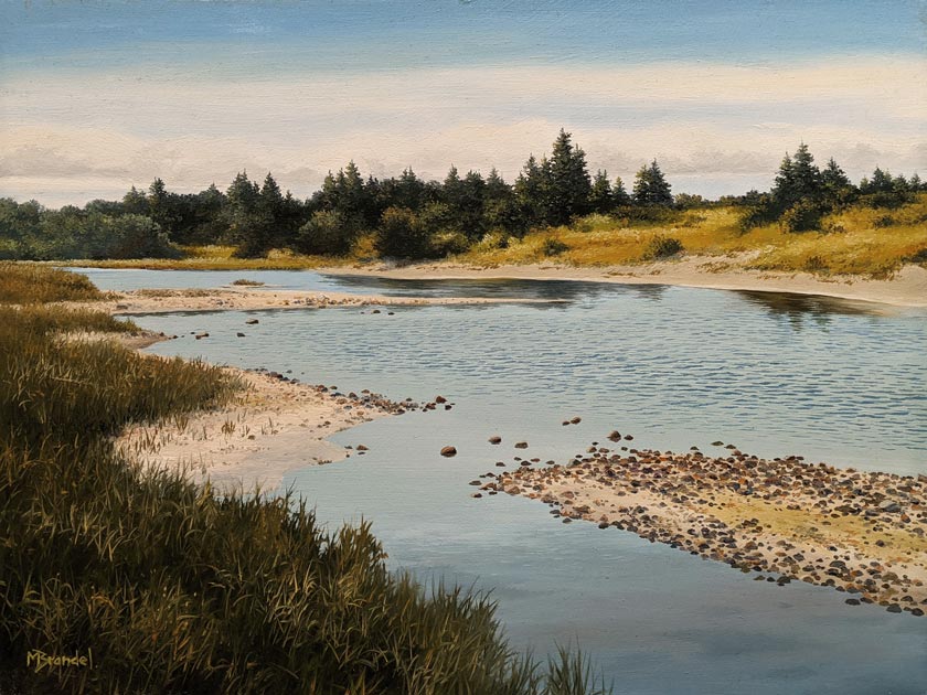 Merv Brandel artwork 'Tidal Ponds' at White Rock Gallery