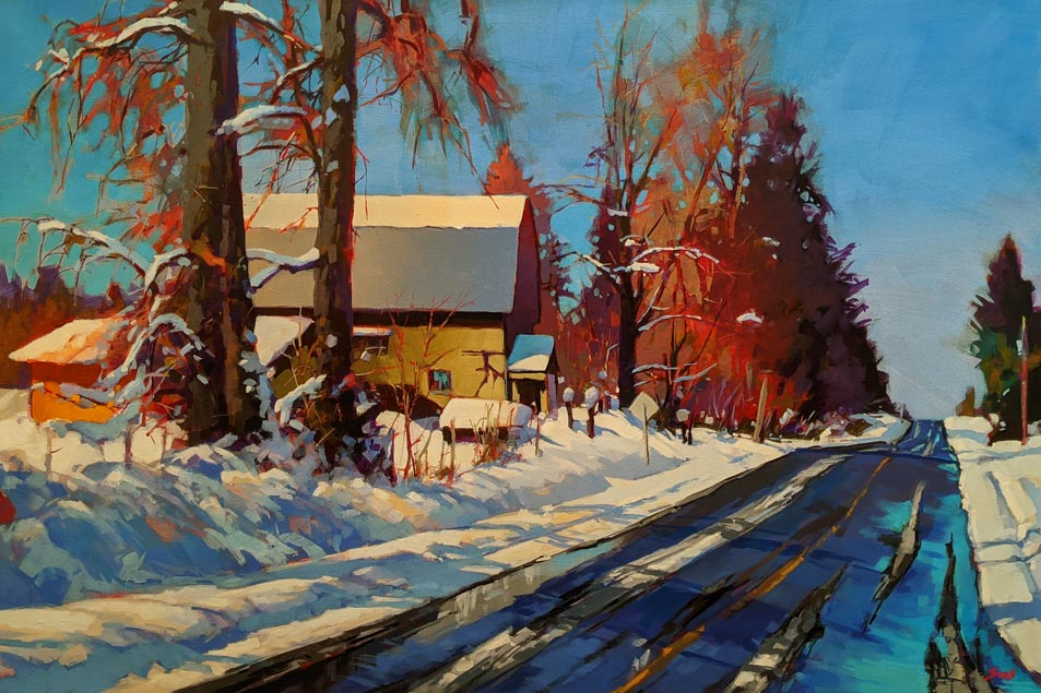 Mike Svob artwork 'The Day After' at White Rock Gallery
