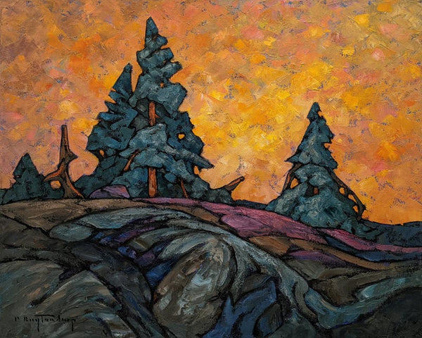 Phil Buytendorp artwork 'Sunrise and Bedrock' at White Rock Gallery