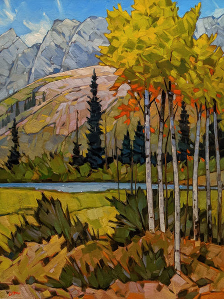 Graeme Shaw artwork 'The Advance of Fall' at White Rock Gallery