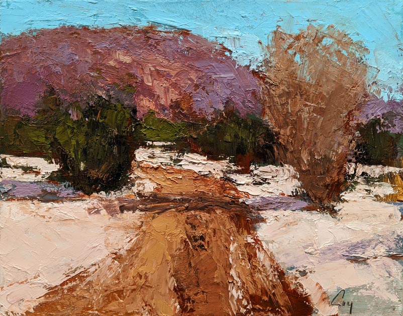 Robert P. Roy artwork 'Sentier dans les Laurentides (Path in the Laurentians)' at White Rock Gallery