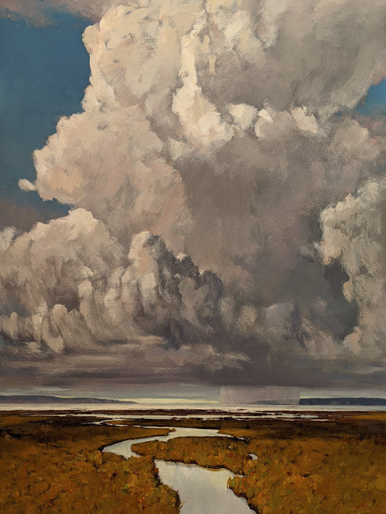 Min Ma artwork 'Boundary Bay Overlook' at White Rock Gallery