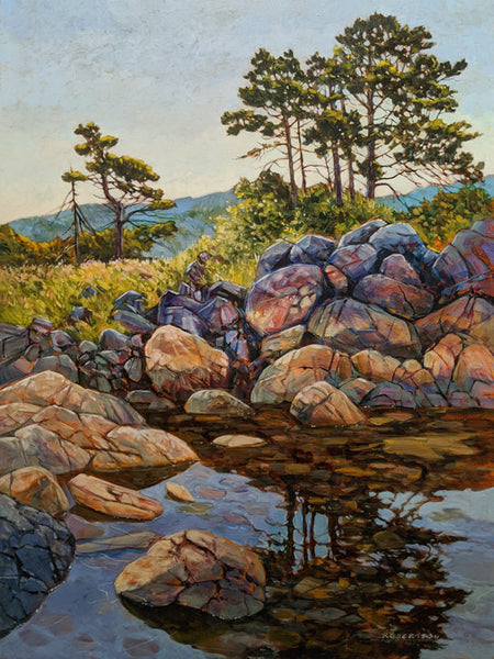 Janice Robertson artwork 'Tidal Reflections' at White Rock Gallery