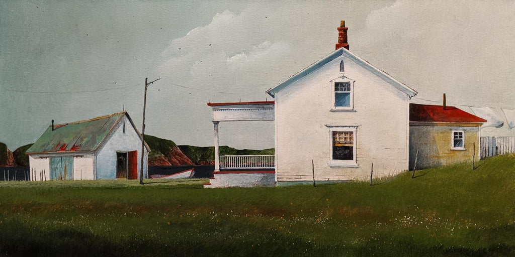 Mark Fletcher artwork 'A Fine Day in June' at White Rock Gallery