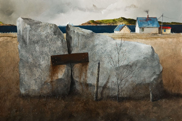 Mark Fletcher artwork 'The Anchor Rock' at White Rock Gallery