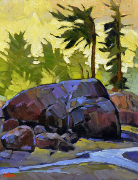 Graeme Shaw artwork 'Nanaimo Beach Morning' at White Rock Gallery