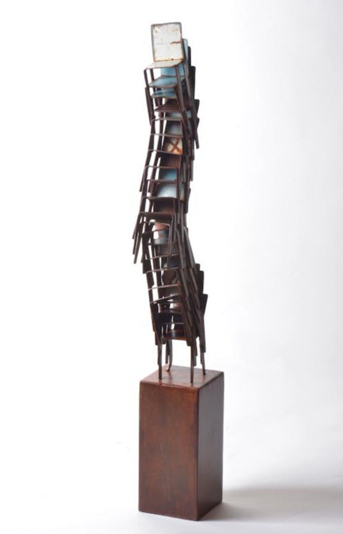 Janis Woode artwork 'Twenty-two Chairs' at White Rock Gallery