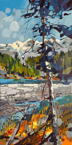 Rick Bond artwork 'Kootenay River Sentinel' at White Rock Gallery