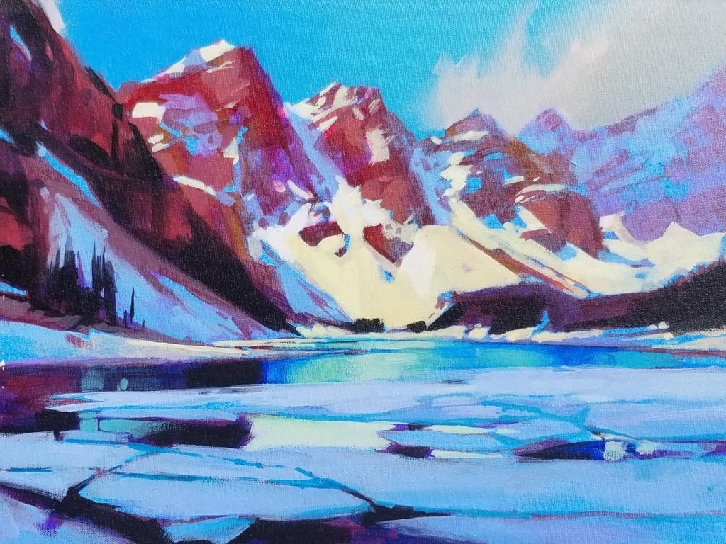 Mike Svob artwork 'Moraine Lake' at White Rock Gallery