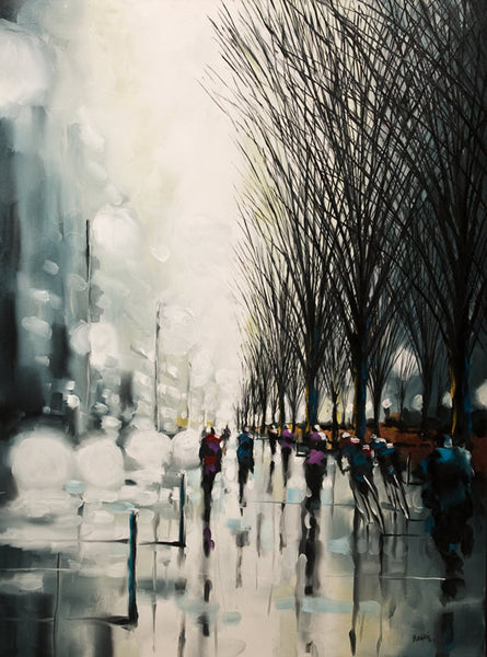Other Artists artwork 'Harold Braul - "Misty Boulevard"' at White Rock Gallery