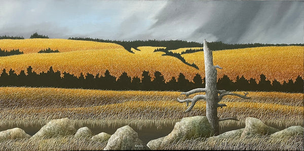 Ken Kirkby artwork 'Late Summer Range' at White Rock Gallery