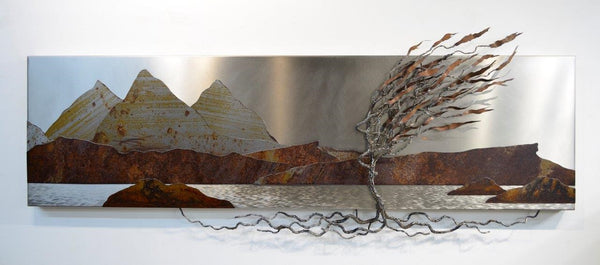 Floyd Elzinga artwork '#23-323 Three Peaks' at White Rock Gallery