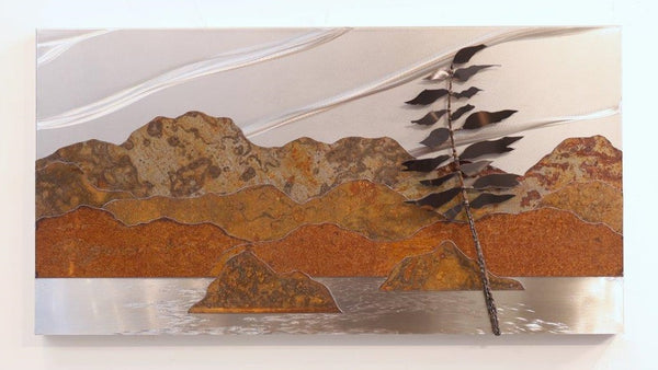 Floyd Elzinga artwork '#23-313 River Islands' at White Rock Gallery