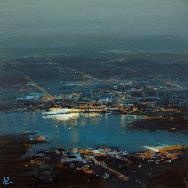 William Liao artwork 'Evening in Vancouver' at White Rock Gallery