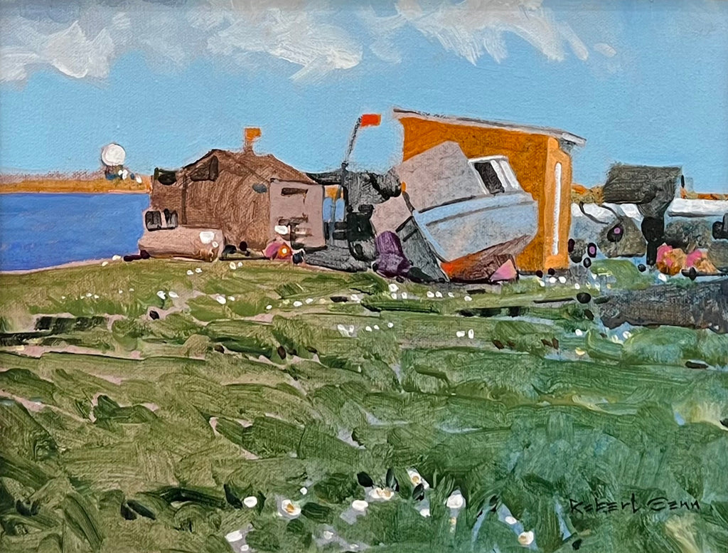 Robert Genn artwork 'Summer at Tuktoyaktuk' at White Rock Gallery